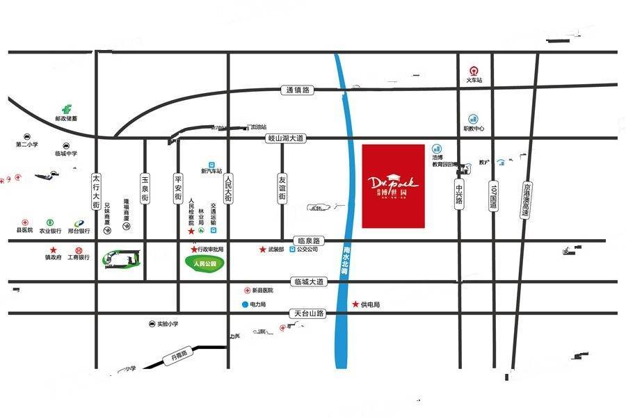 浩博博世园位置交通图