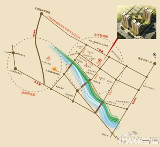 盛华汇豪国际位置交通图1