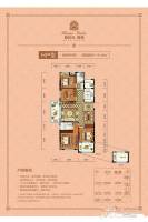 新纪元香湖4室2厅2卫131.5㎡户型图