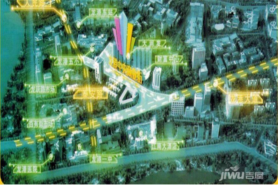 龙港中央商业街位置交通图