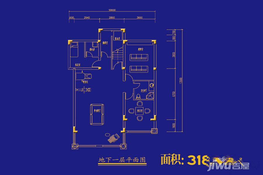 神力嘉南美地普通住宅318.6㎡户型图