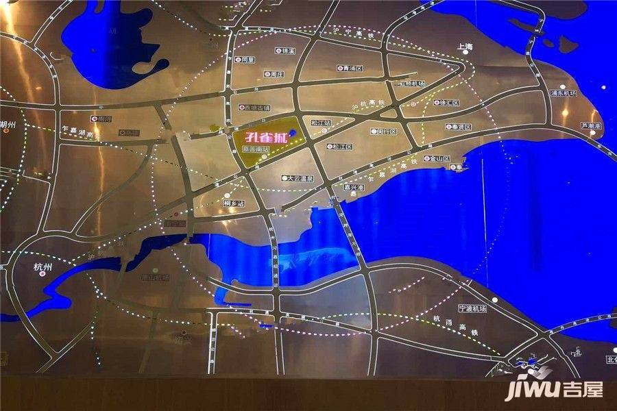 孔雀城御峰商铺位置交通图