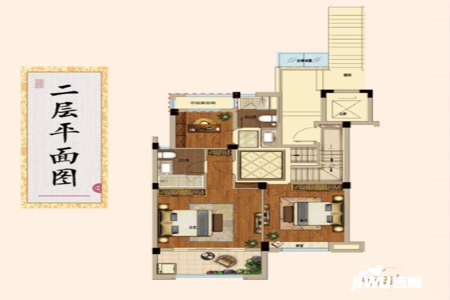 正黄金域世家4室2厅3卫139㎡户型图