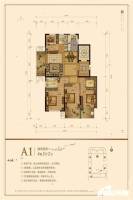 青成名苑4室2厅2卫133㎡户型图