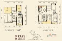 百合盛世4室2厅4卫171.5㎡户型图