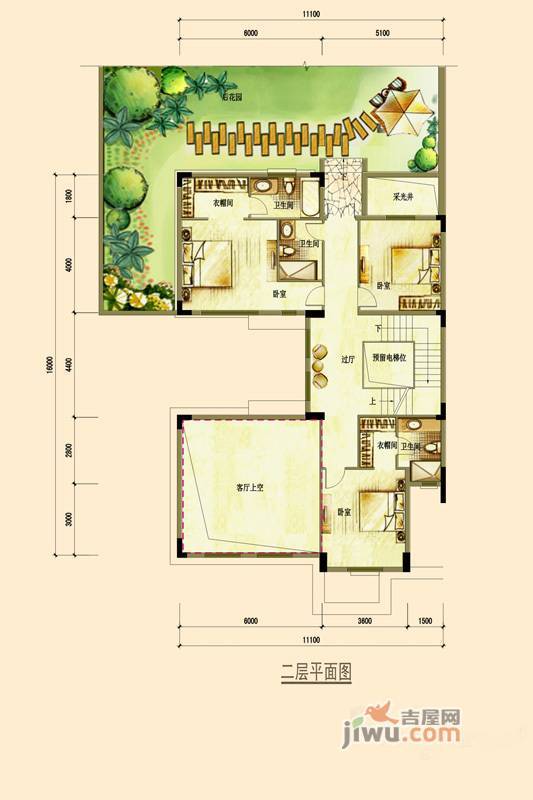 五矿哈施塔特7室5厅5卫112.8㎡户型图