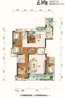 龙华世纪城5室2厅3卫200.6㎡户型图