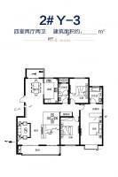 龙盛乾园4室2厅2卫140㎡户型图