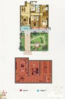 宝丽世纪城3室2厅2卫108㎡户型图
