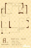 江州华府3室2厅2卫110㎡户型图