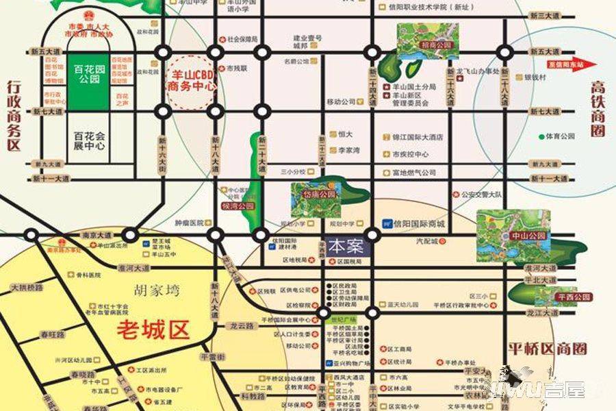 锦绣名城位置交通图