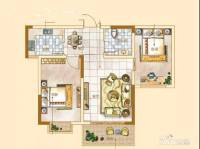 奥兰人和家园2室2厅1卫76㎡户型图