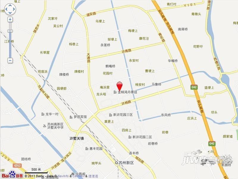 中吴红玺御园位置交通图图片