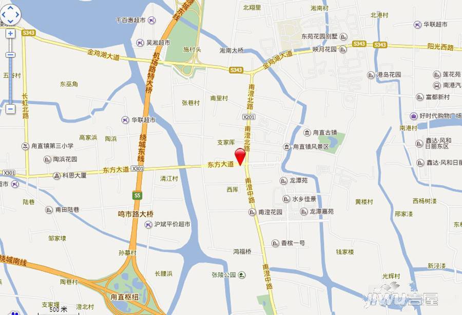 润丰商业广场金领公寓位置交通图图片