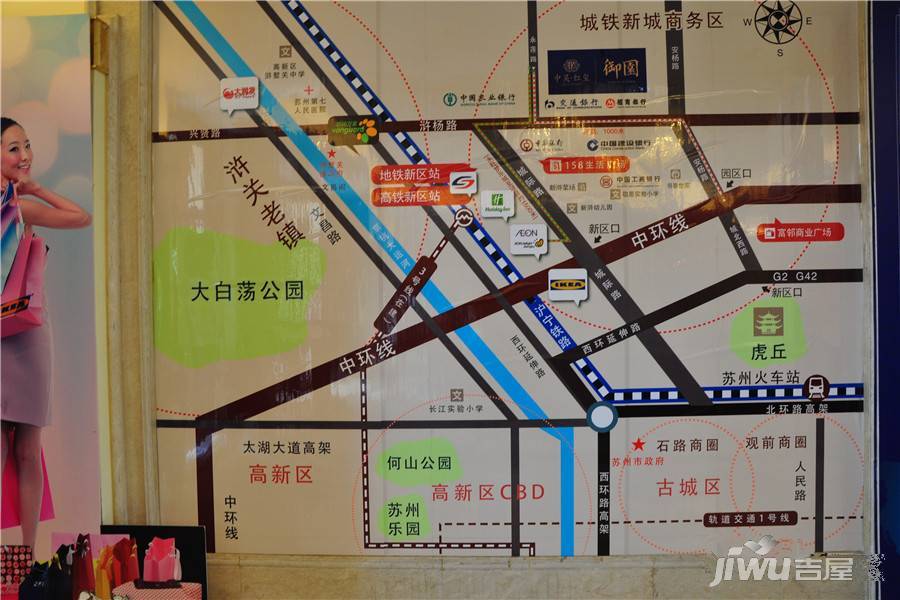 中吴红玺御园位置交通图图片