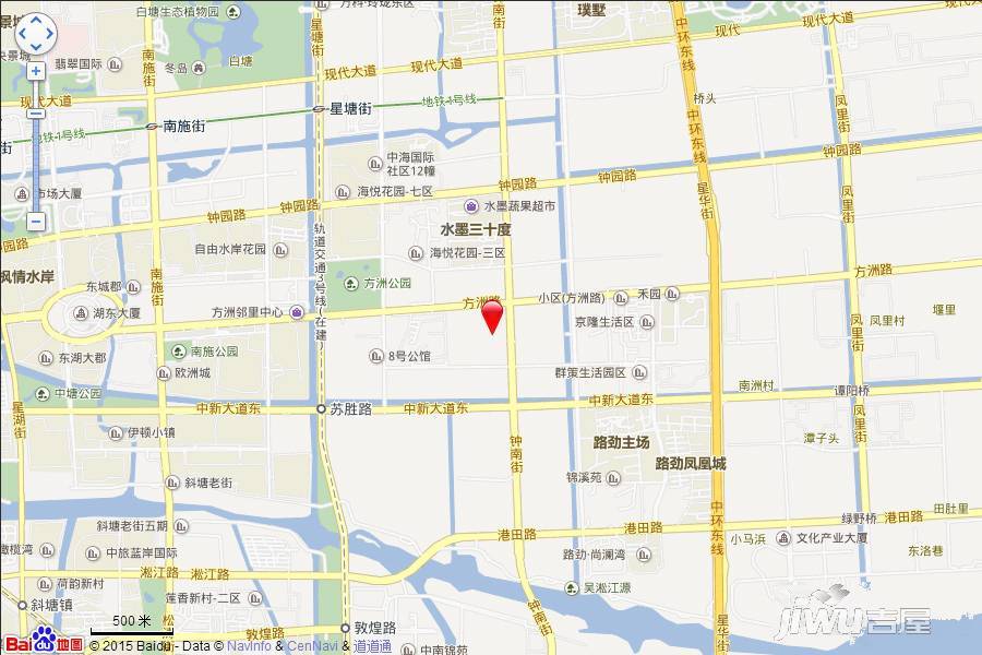 天地源七里香都位置交通图图片