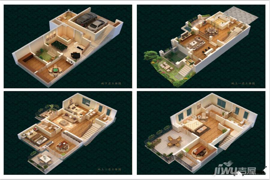 巴黎春天5室3厅4卫253㎡户型图