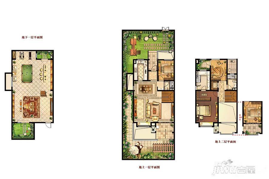 新城石湖公馆4室3厅3卫270㎡户型图