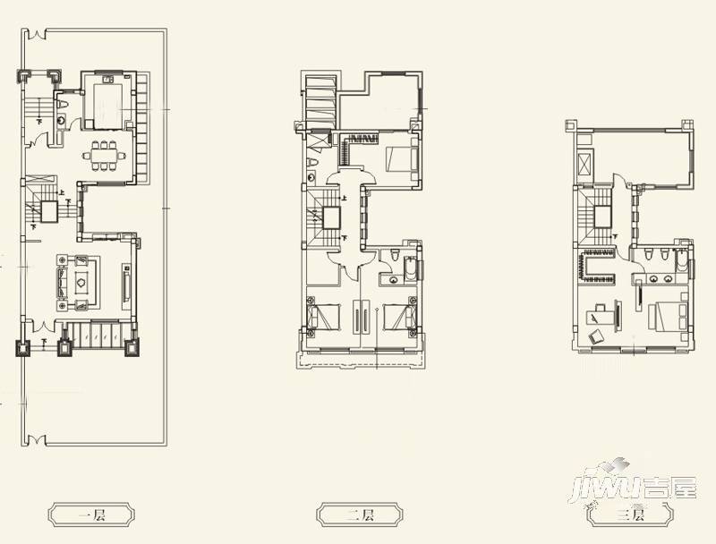 中海独墅岛4室5厅4卫357㎡户型图