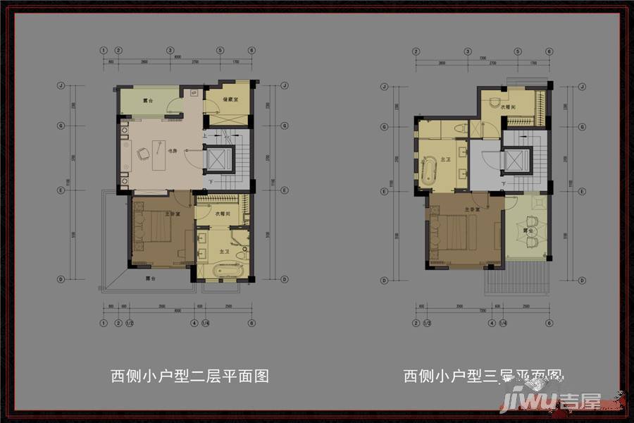 普罗旺斯5室3厅4卫283㎡户型图