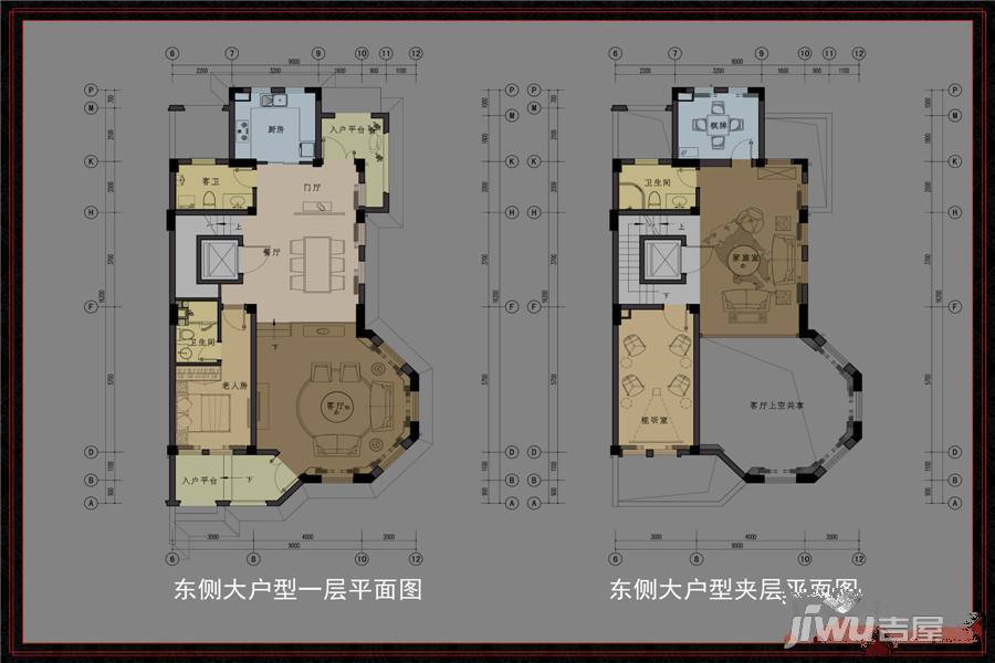 普罗旺斯6室3厅6卫314㎡户型图