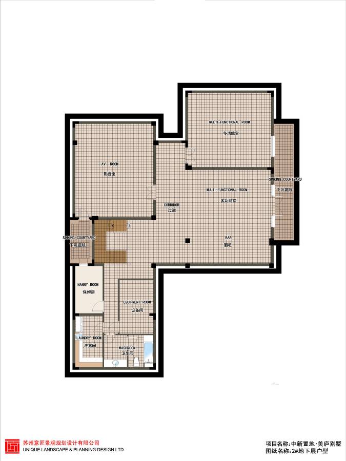 美庐5室3厅6卫630㎡户型图