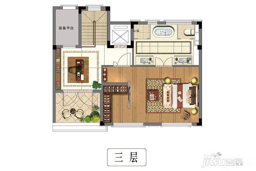 万寿街168号5室3厅5卫260㎡户型图