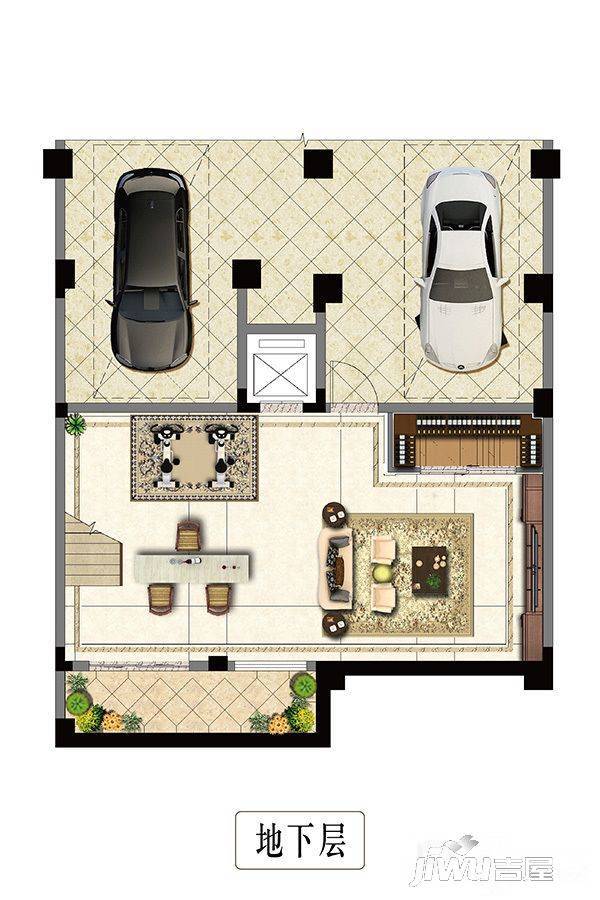 万寿街168号5室3厅5卫260㎡户型图