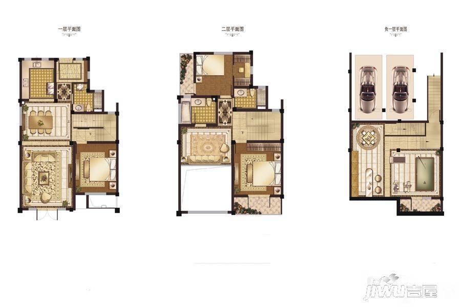 世茂石湖湾3室3厅3卫207㎡户型图