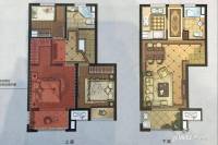 金地名悦3室2厅2卫97㎡户型图