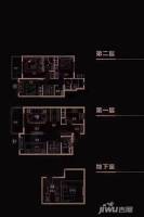 湖悦天境花园4室2厅3卫110㎡户型图