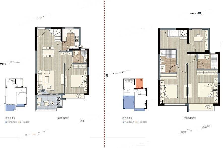 雅居乐新乐府4室3厅3卫130㎡户型图