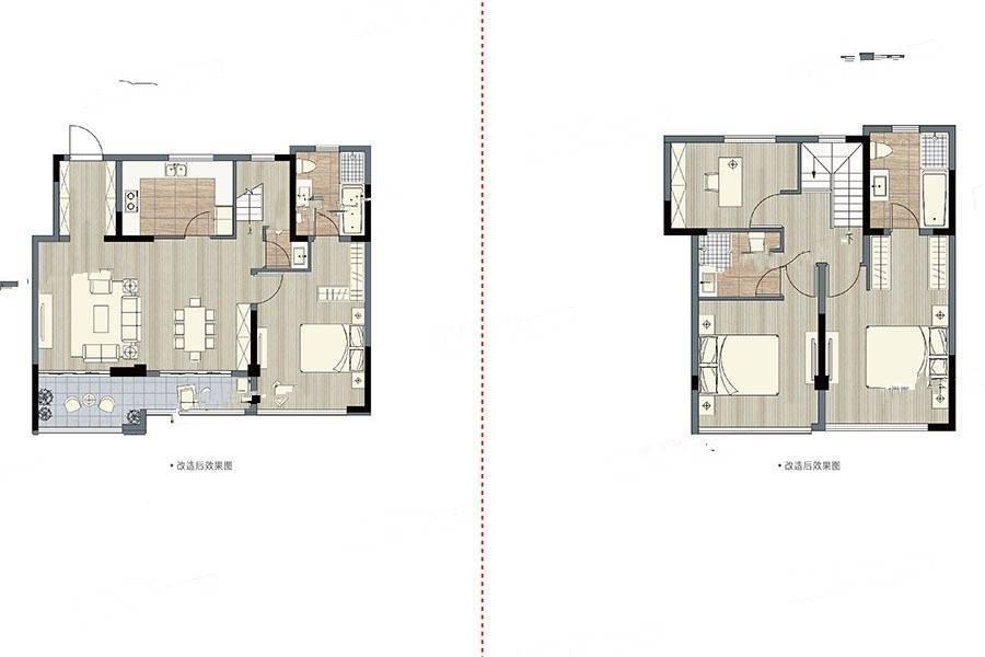 雅居乐新乐府4室2厅4卫170㎡户型图