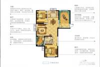 振兴城3室2厅1卫104㎡户型图