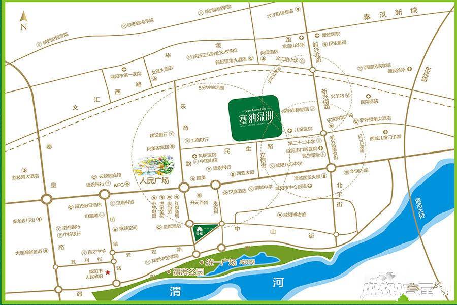塞纳绿洲位置交通图图片
