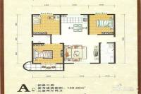 裕塬·城市人家3室2厅2卫128.3㎡户型图