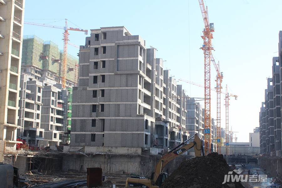 建业十八城5期山水湖城实景图图片