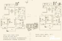 建业香槟圣园3室2厅2卫126㎡户型图