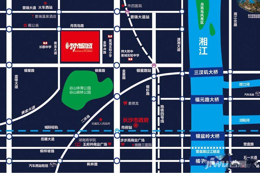 新华联梦想城位置交通图图片