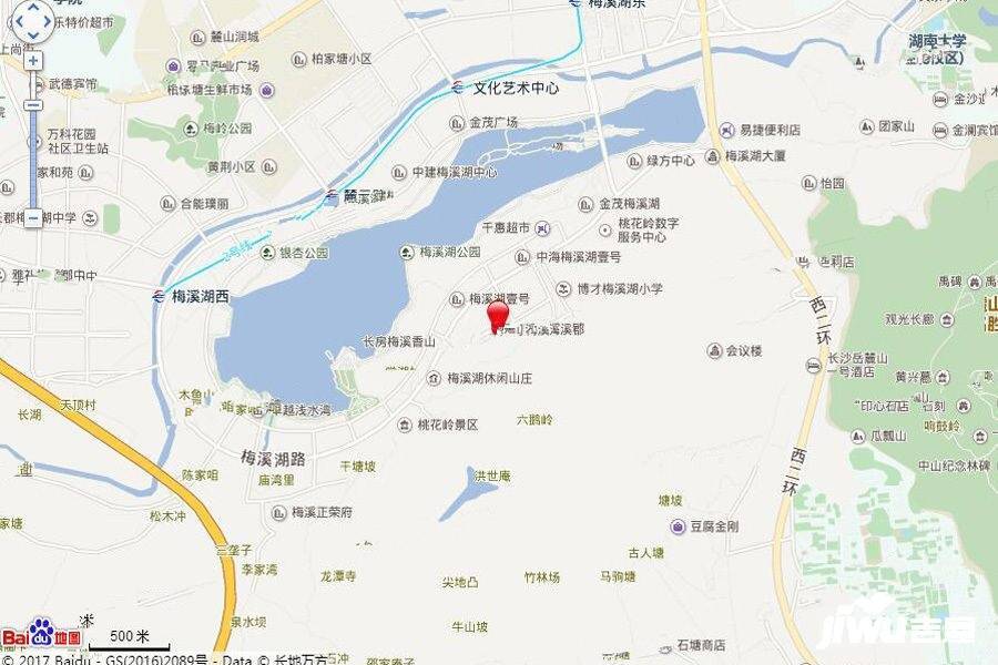 万科里梅溪郡位置交通图图片