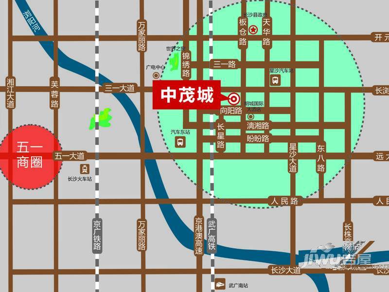 中茂城位置交通图3