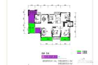 长燃新奥佳园4室2厅2卫167㎡户型图