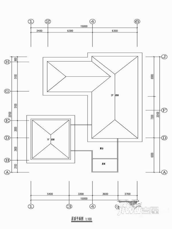 关山壹品5室3厅6卫424.6㎡户型图