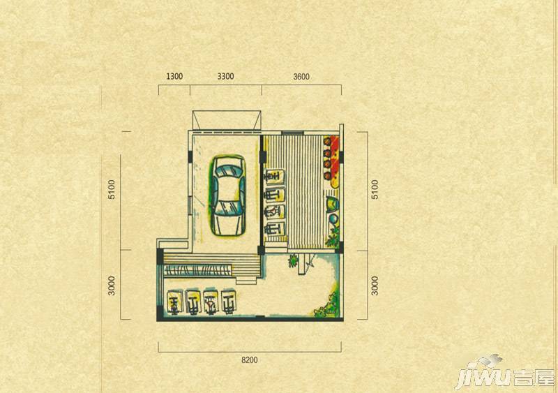 五矿龙湾国际社区4室2厅3卫238㎡户型图