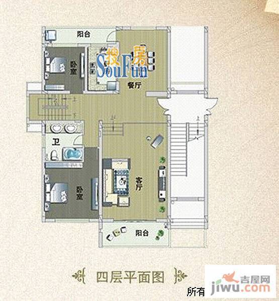 湘江壹号11室3厅6卫326.3㎡户型图