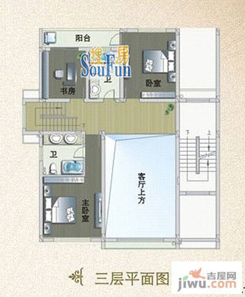 湘江壹号11室3厅6卫326.3㎡户型图