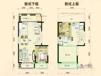 电建地产星湖湾2室2厅3卫109.5㎡户型图