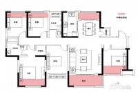 和顺洋湖壹号4室2厅2卫170㎡户型图