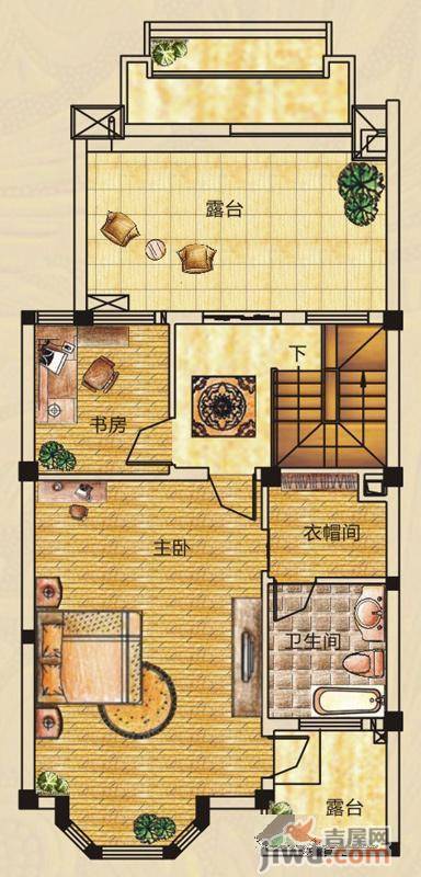 山水英伦庄园8室2厅4卫247.6㎡户型图