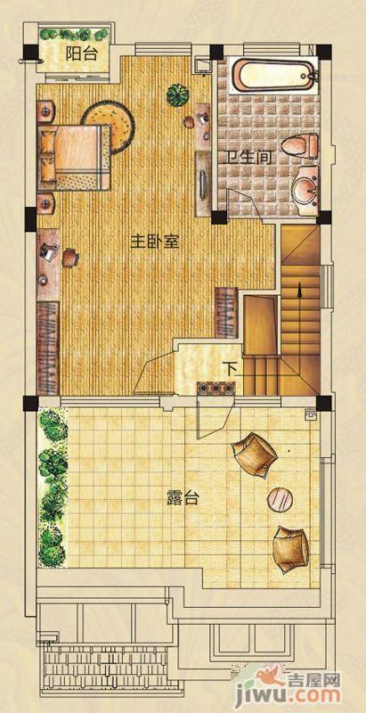 山水英伦庄园4室4厅3卫285.2㎡户型图